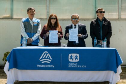Antapaccay y Aldeas Infantiles suscriben acuerdo de reciclaje