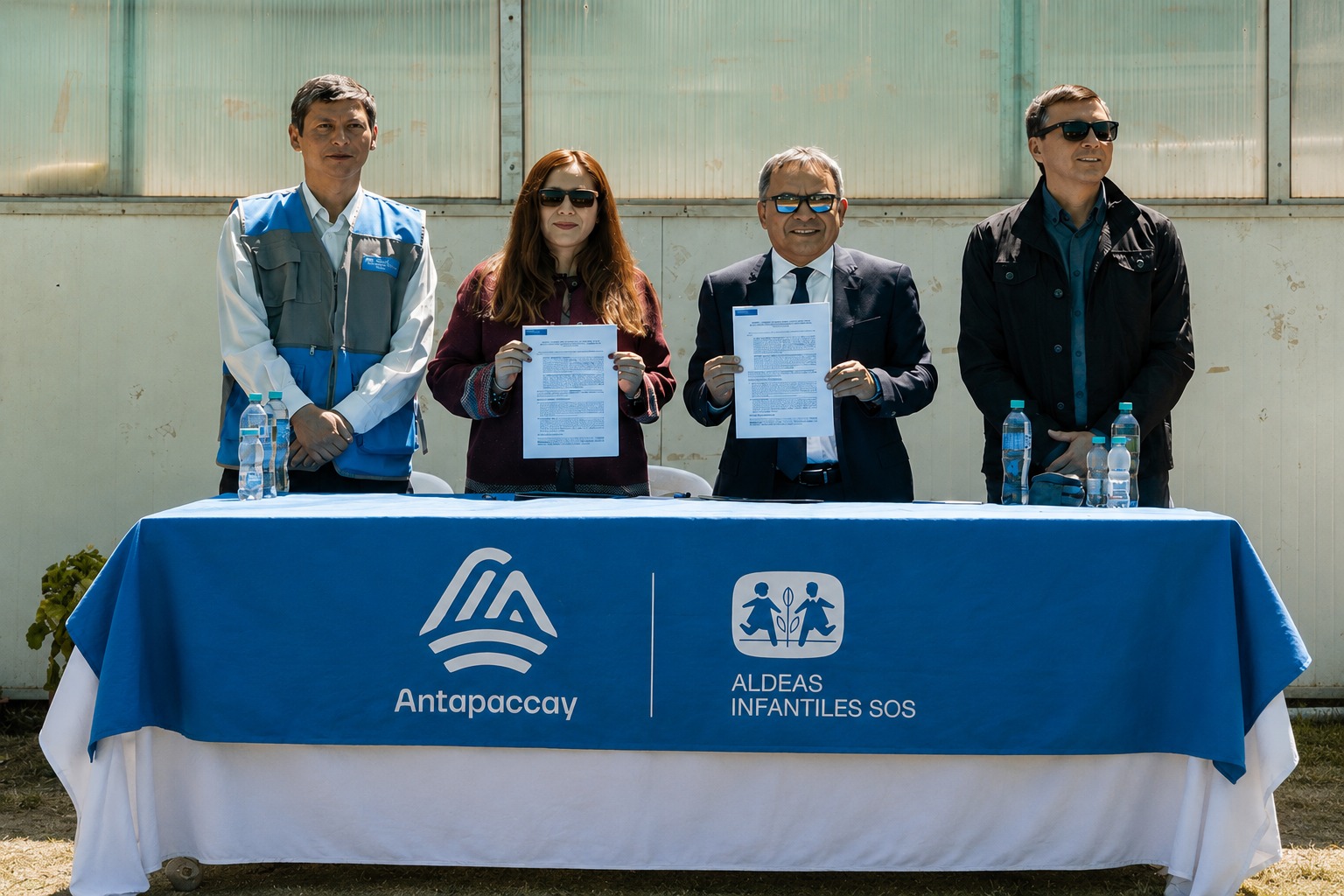 Antapaccay y Aldeas Infantiles suscriben acuerdo de reciclaje