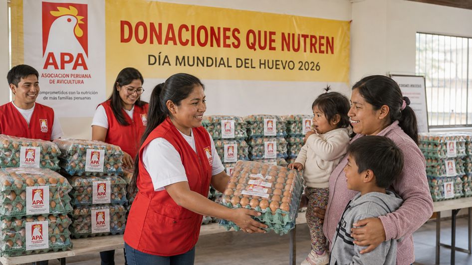 APA donará 30 mil huevos a comunidades vulnerables del Perú 19 APA donará 30 mil huevos a comunidades vulnerables del Perú