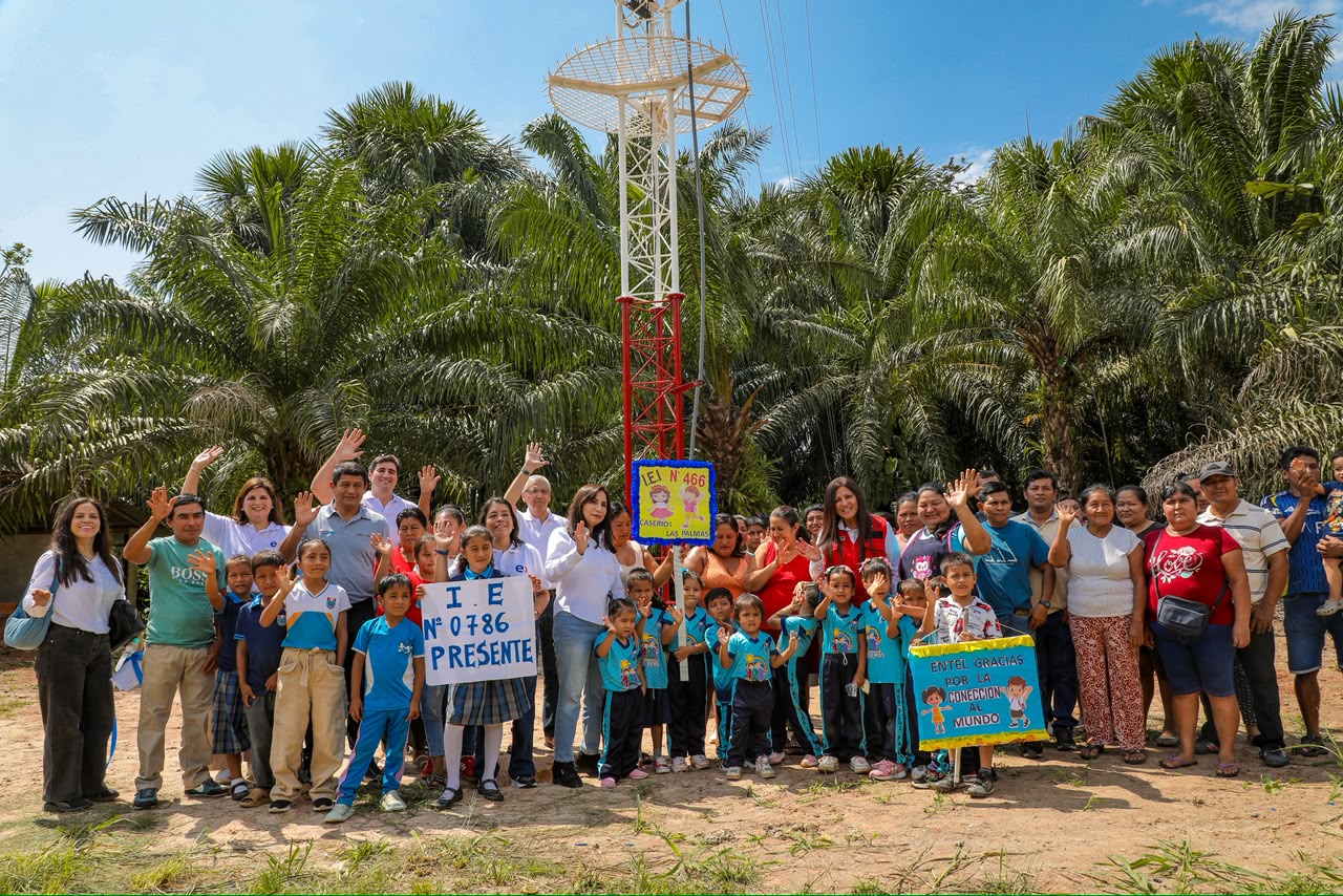 Entel instala infraestructura 4G en Las Palmas de San Martín