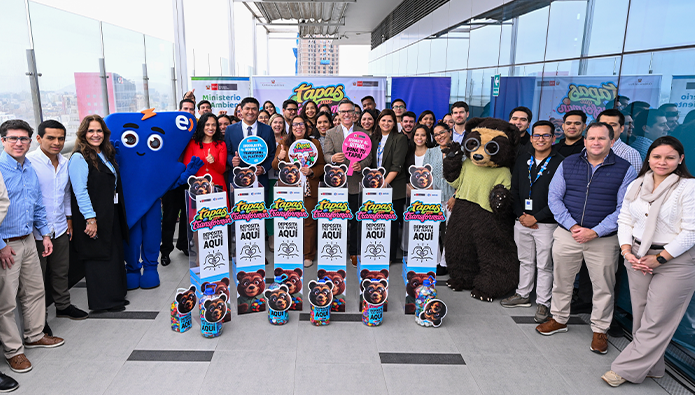 Entel se une a campaña de reciclaje de plástico del Minam