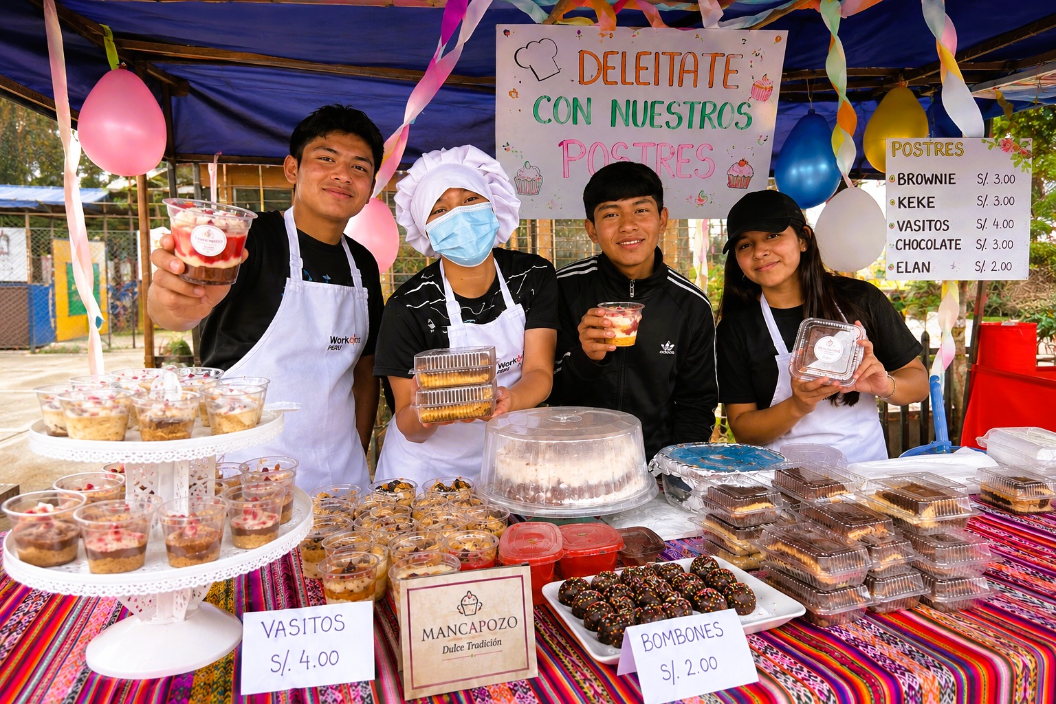 Jóvenes rurales de Huánuco crean empresa de panadería